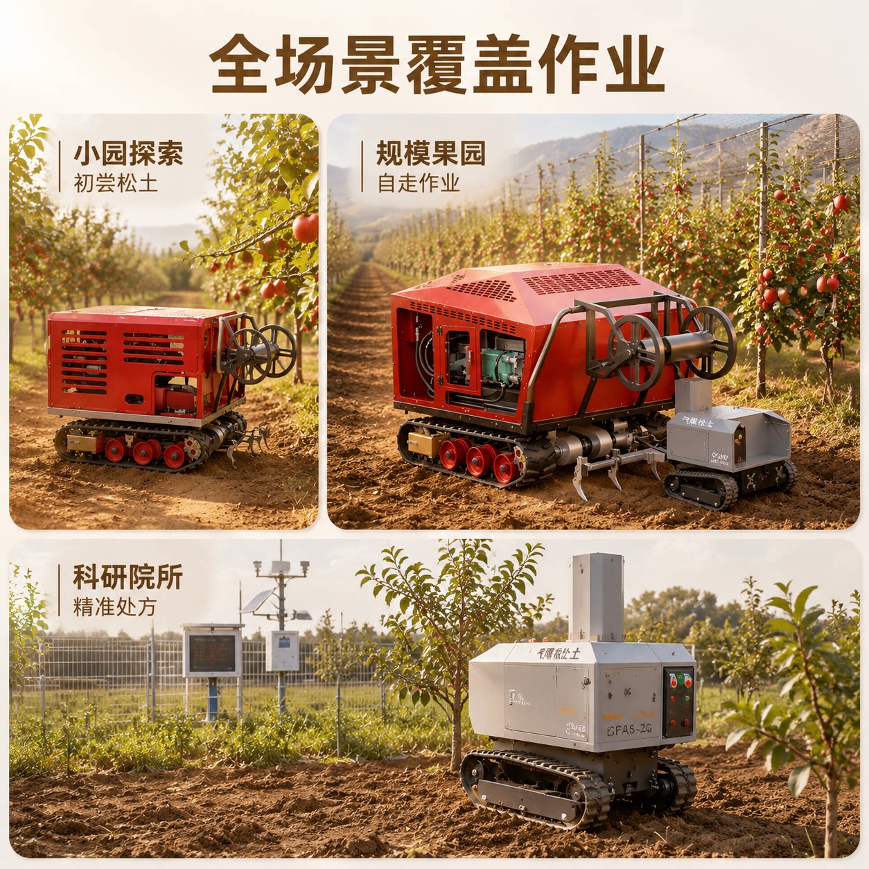 气爆式施肥机在不同种植场景作业